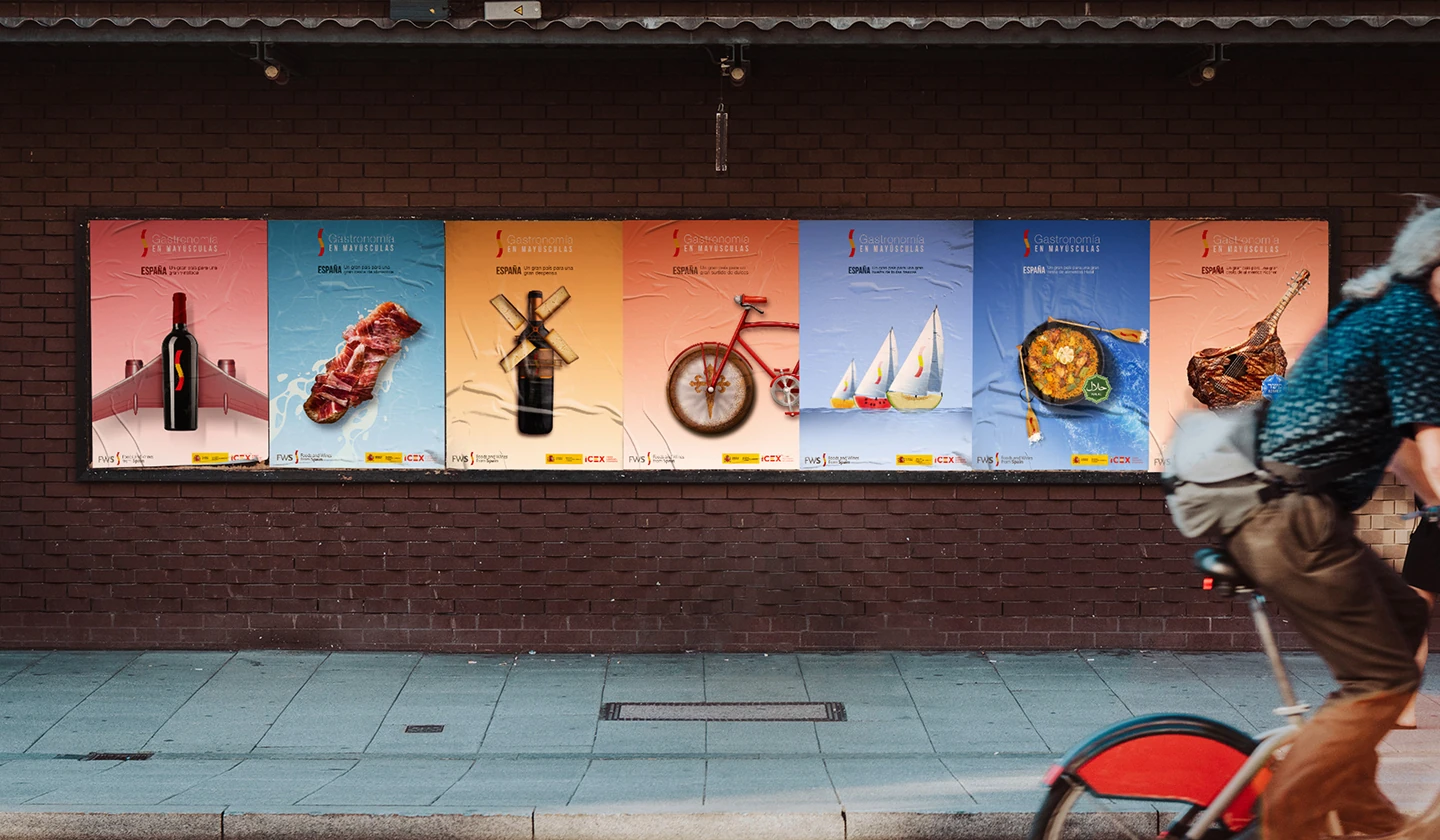 Campaña Gastronomía en Mayúsculas para ICEX