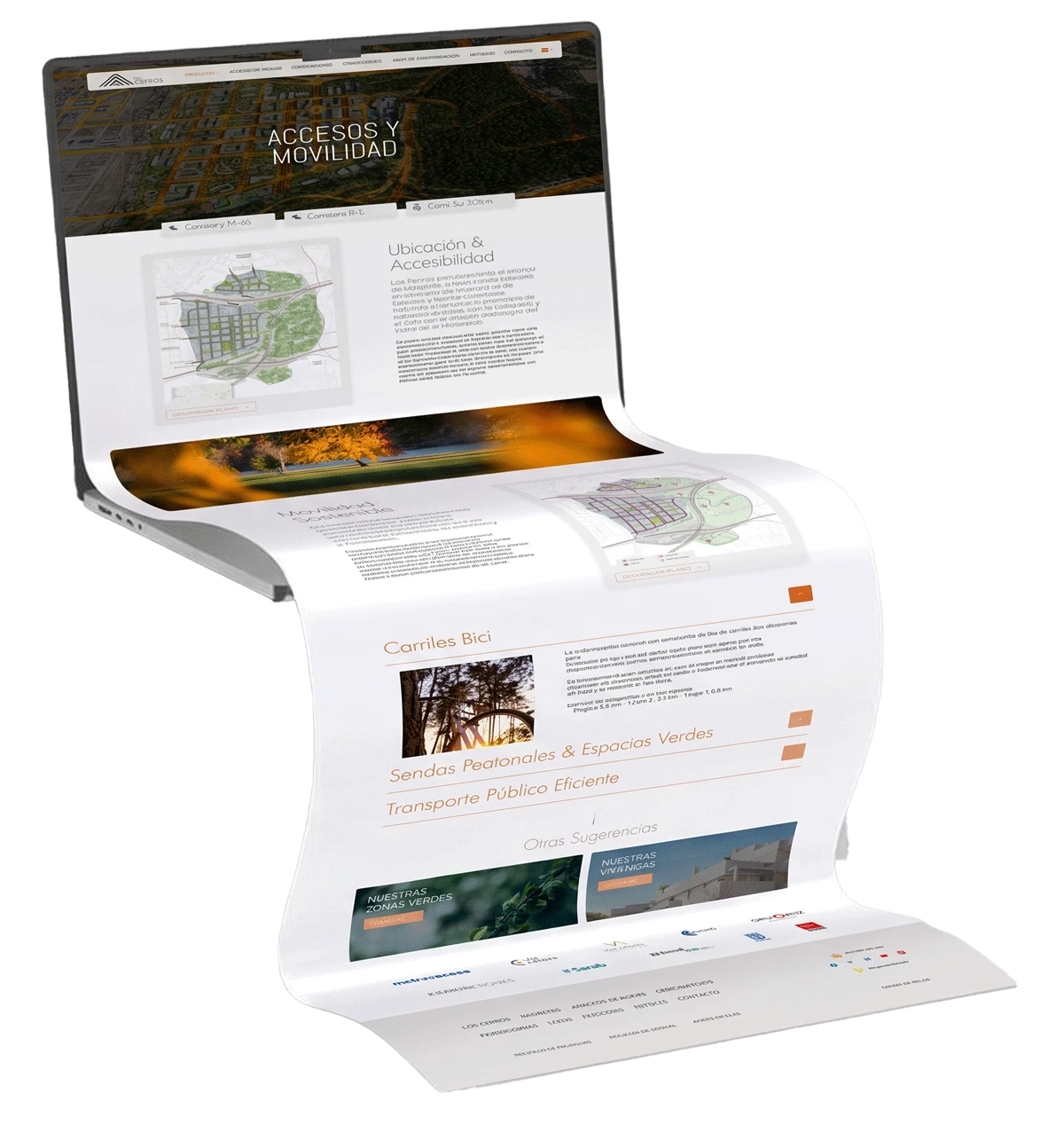 Rediseño de la web de Los Cerros
